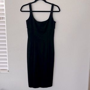Diane Von Furstenberg classic Bridget slip on Black Sheath Dress Size 4